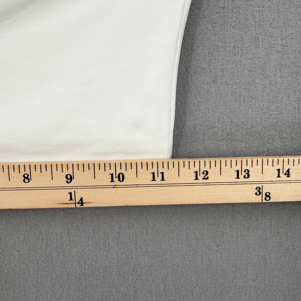 ENZA COSTA Essential Bandeau Top Womens Small White Minimalist Quiet Luxury NEW - Picture 15 of 16